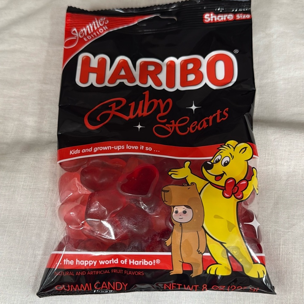 BlackPink Jennie & Haribo Collaboration Limited Edition Ruby Hearts Gummie Candy